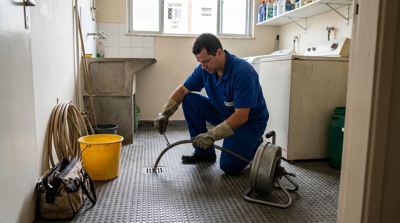 Desentupimento de ralo profissional em Canoas‑RS