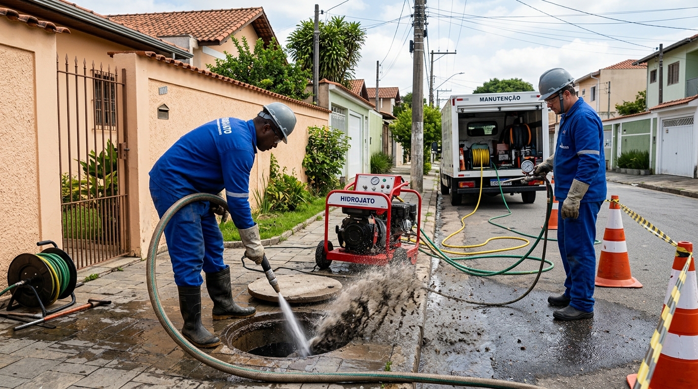 Hidrojateamento industrial em Ipatinga‑MG